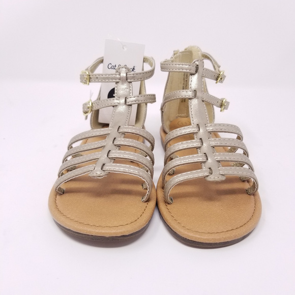 Cat /& Jack Gold Toddler Girls/' Taylor Gladiator Sandals